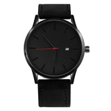 Fashion Leather Quartz Men Watches