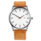 Fashion Leather Quartz Men Watches
