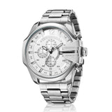Silver Steel Men Watches