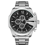 Silver Steel Men Watches